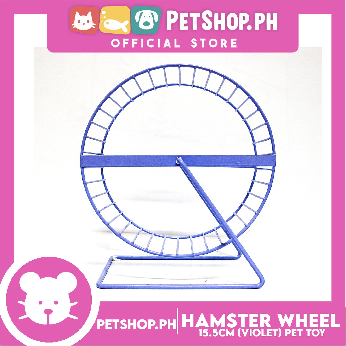 Hamster Wheel Violet 15.5cm
