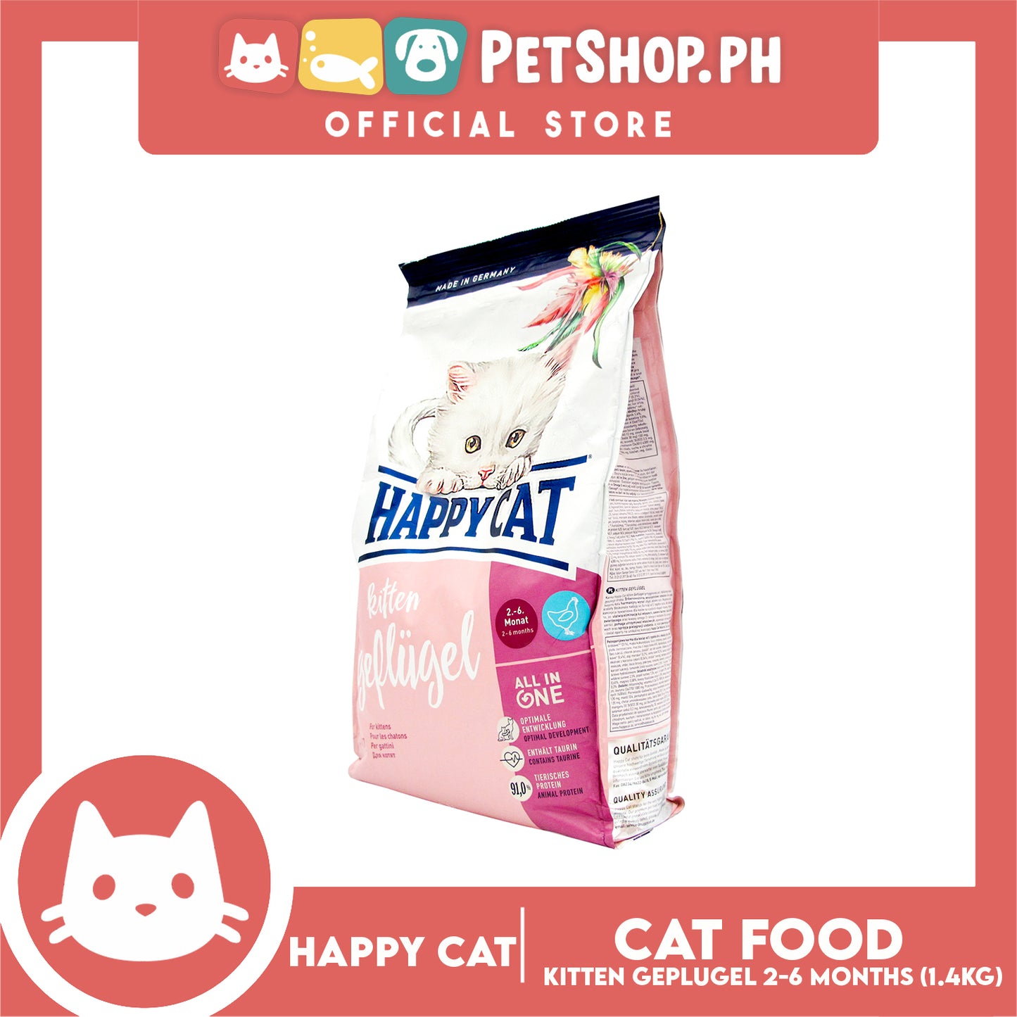 Happy Cat Minkas Kitten Care 1.4kg