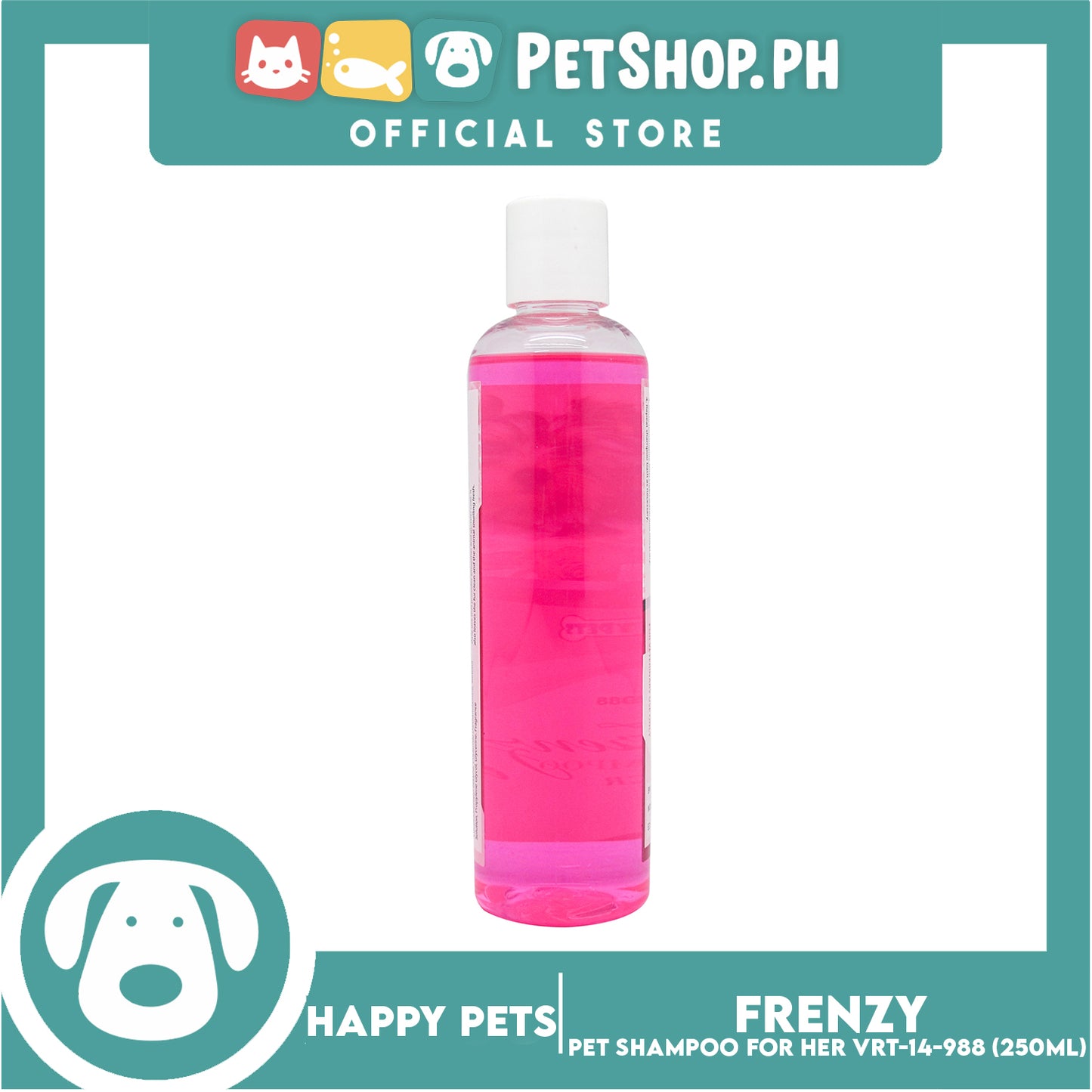 Happy Pets Frenzy Shampoo 250ml (Assorted Scent) Dog Shampoo
