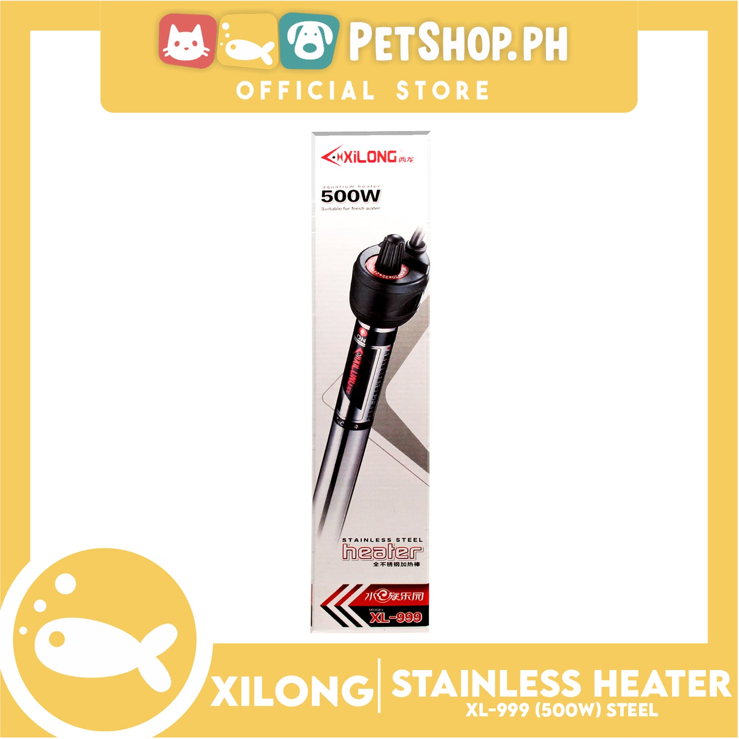 XL-999 Stainless Heater 500w
