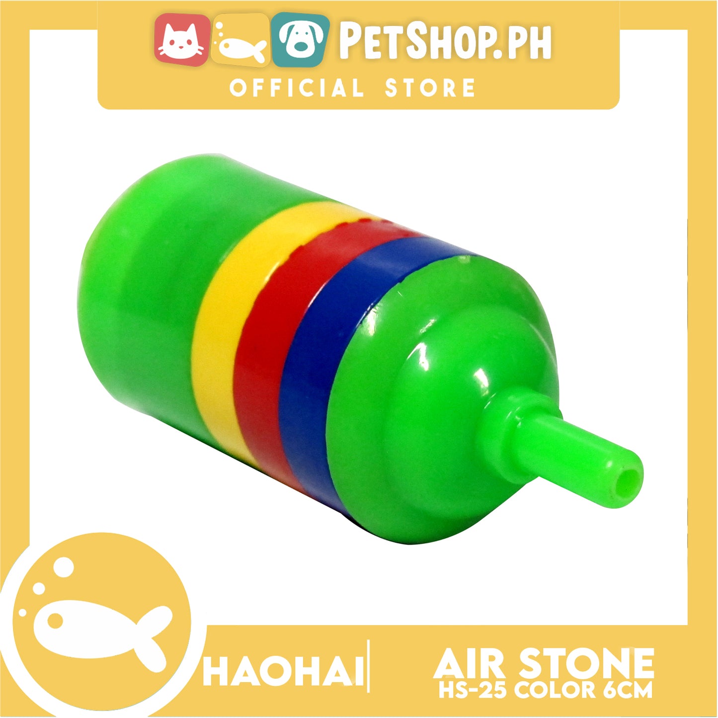 HS-25 Color Airstone 6cm