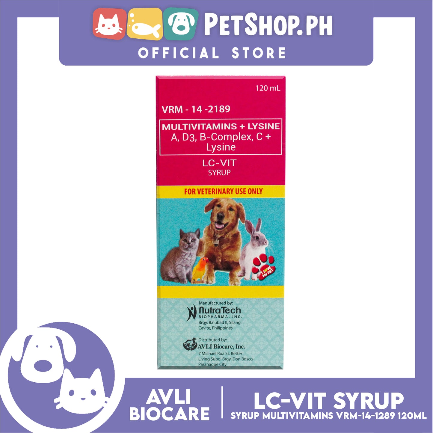 LC-VIT Syrup Multivitamins + Lysine VRM-14-2189 120ml