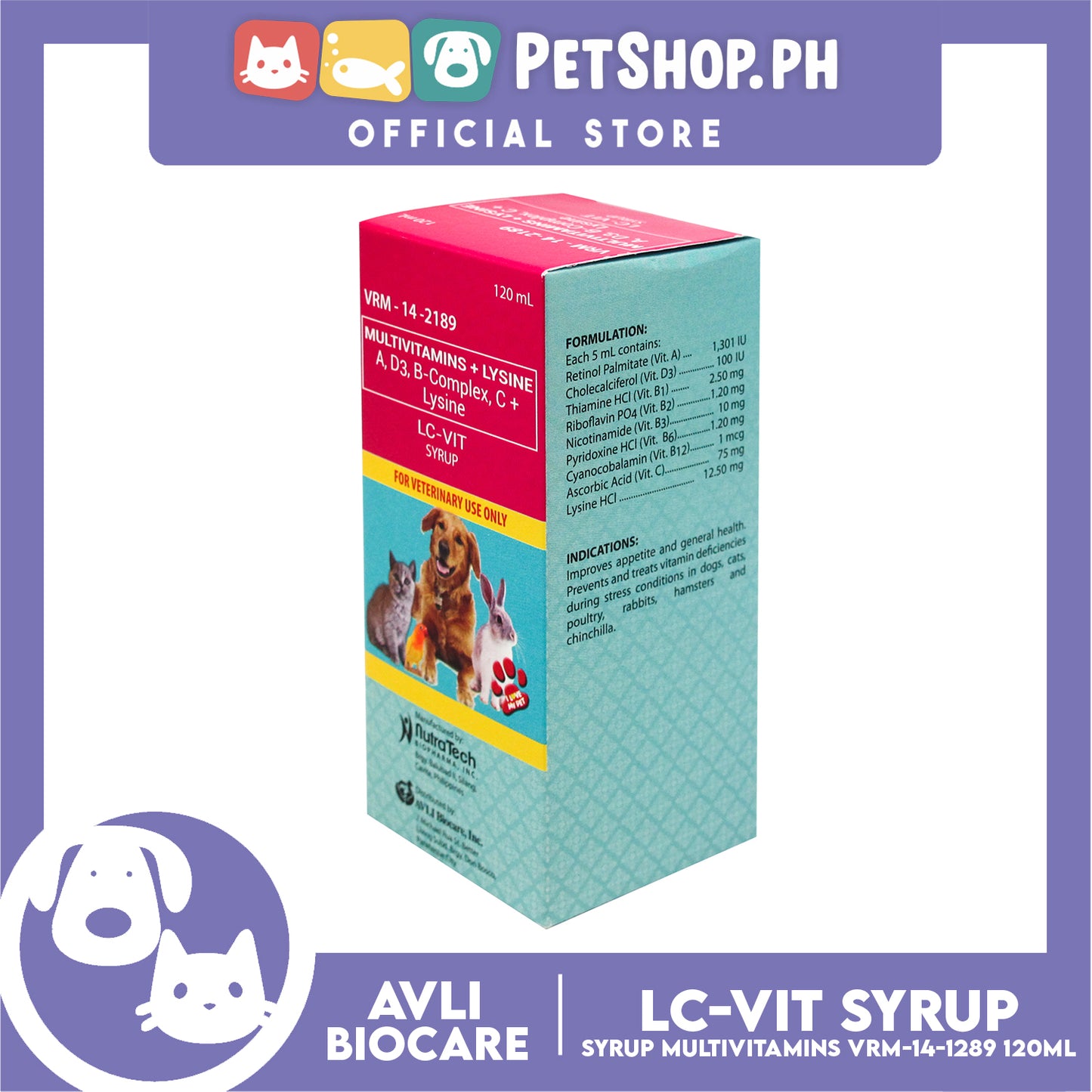 LC-VIT Syrup Multivitamins + Lysine VRM-14-2189 120ml