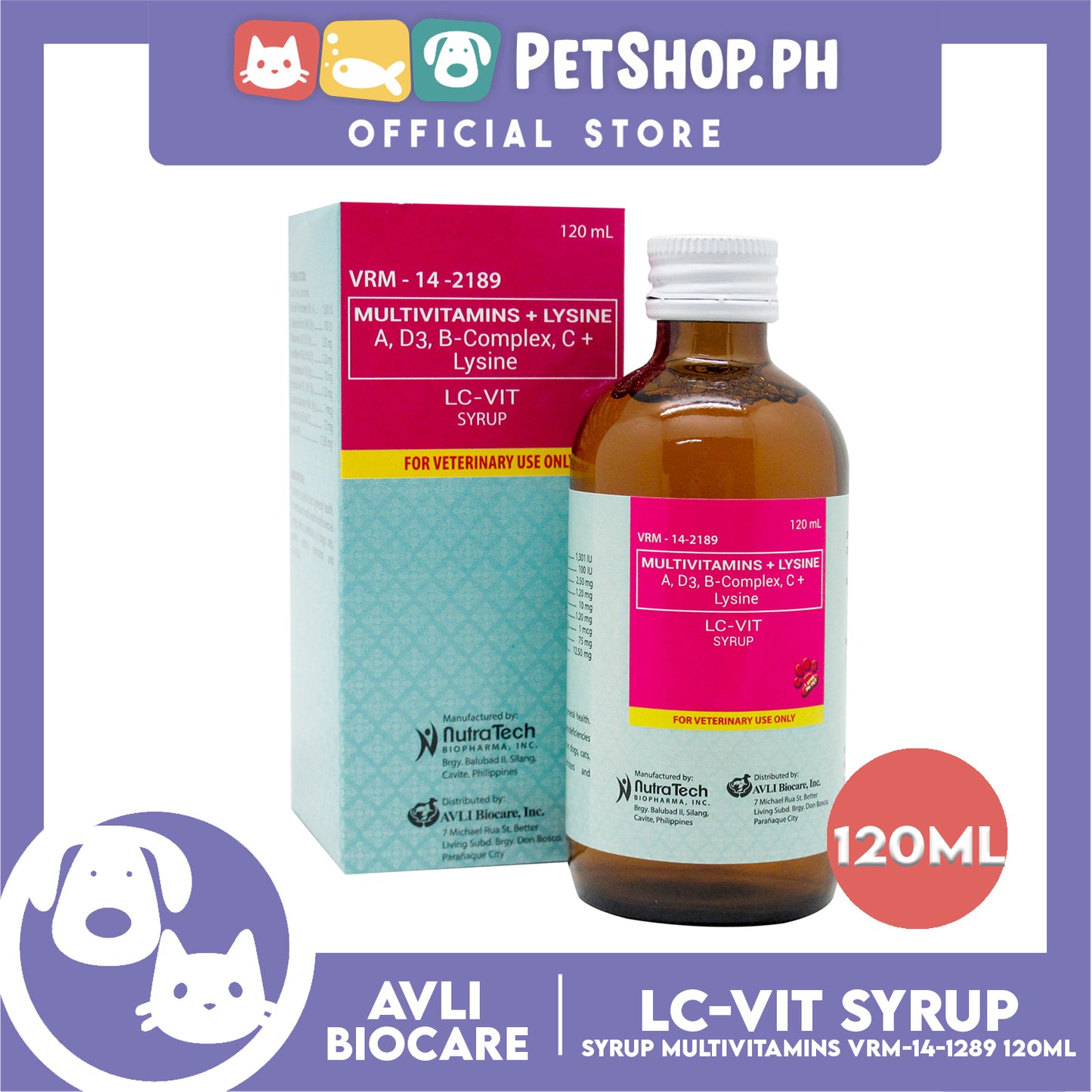 LC-VIT Syrup Multivitamins + Lysine VRM-14-2189 120ml