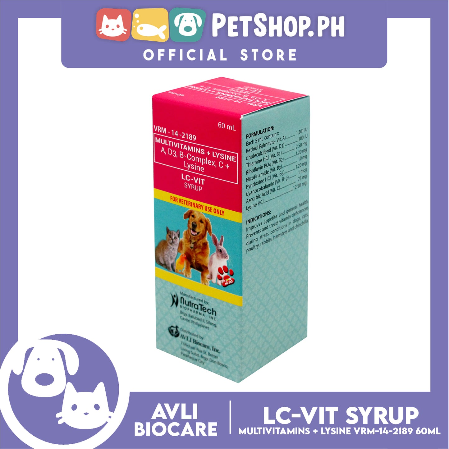 LC-VIT Syrup Multivitamins + Lysine VRM-14-2189 60ml
