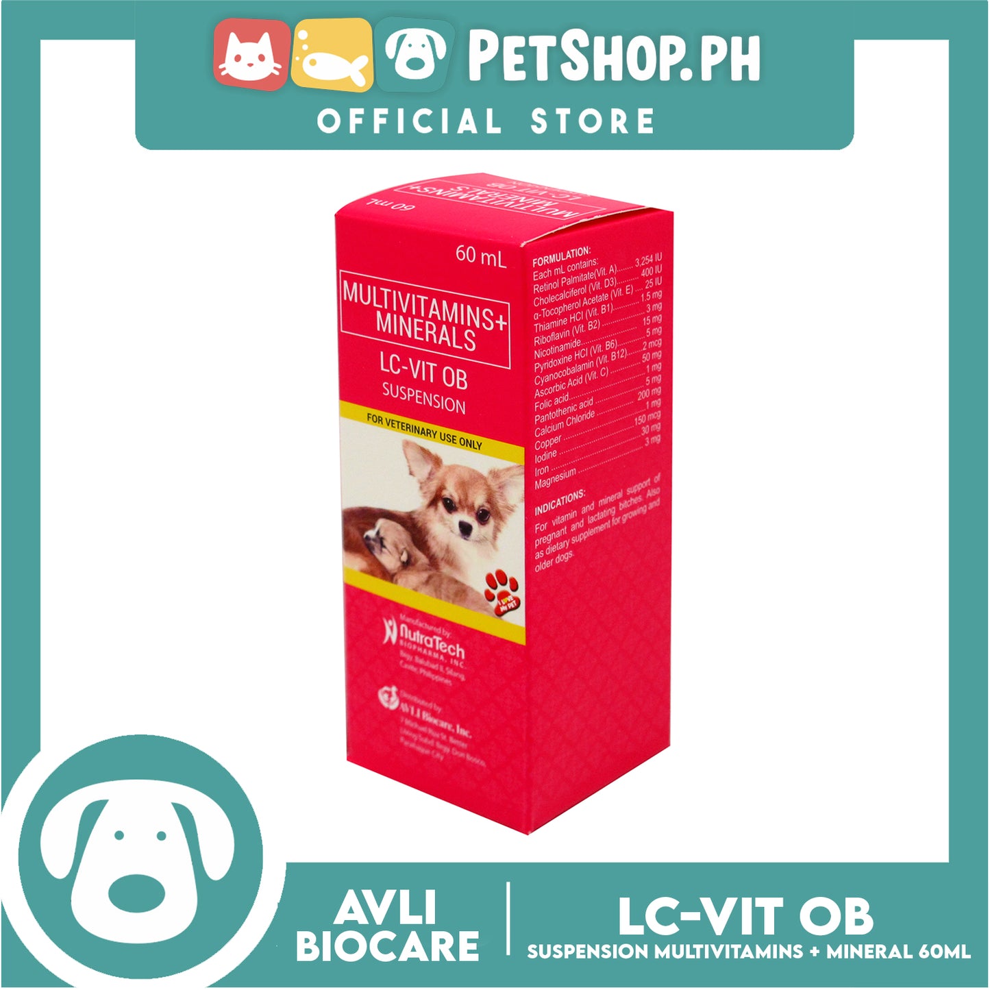 NutraTech LC-VIT OB Suspension 60ml