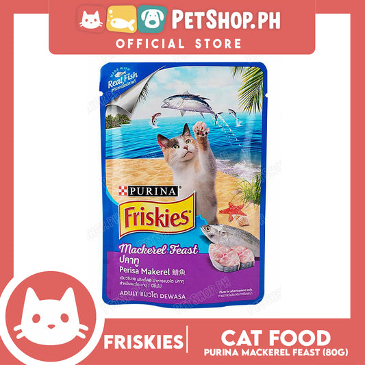 Friskies Adult Wet Pouch Mackerel 80g