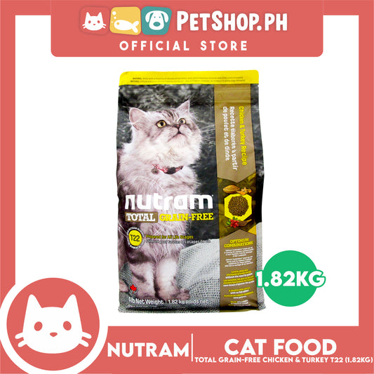 Nutram T22 Total Grain-Free Chicken and Turkey Recipe Cat Food
