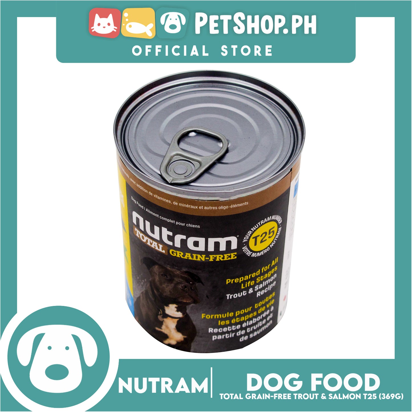 Nutram T25 Total Grain-Free Trout and Salmon Meal Recipe Dog Food