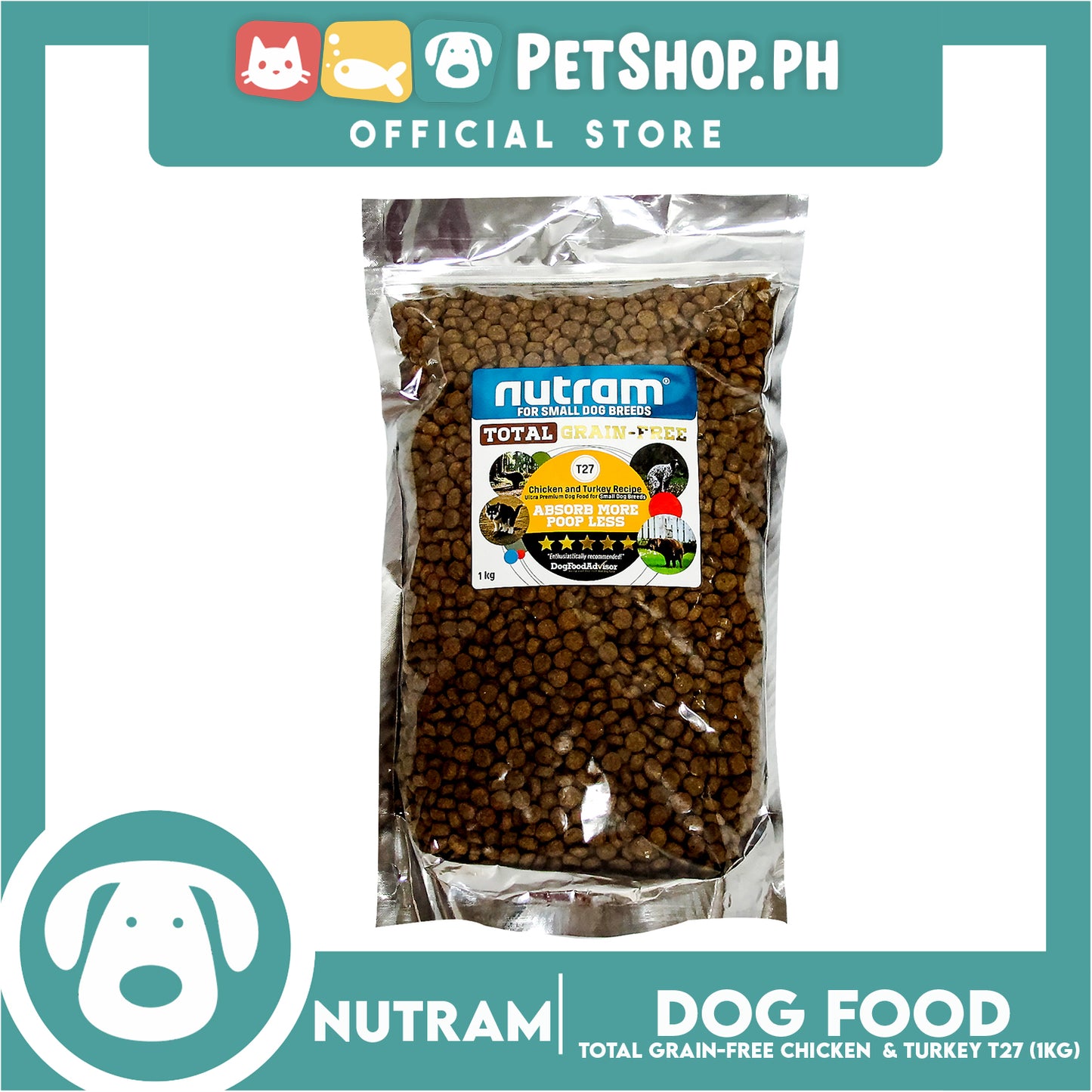 Nutram T27 Total Grain-Free Chicken & Turkey Dog Food