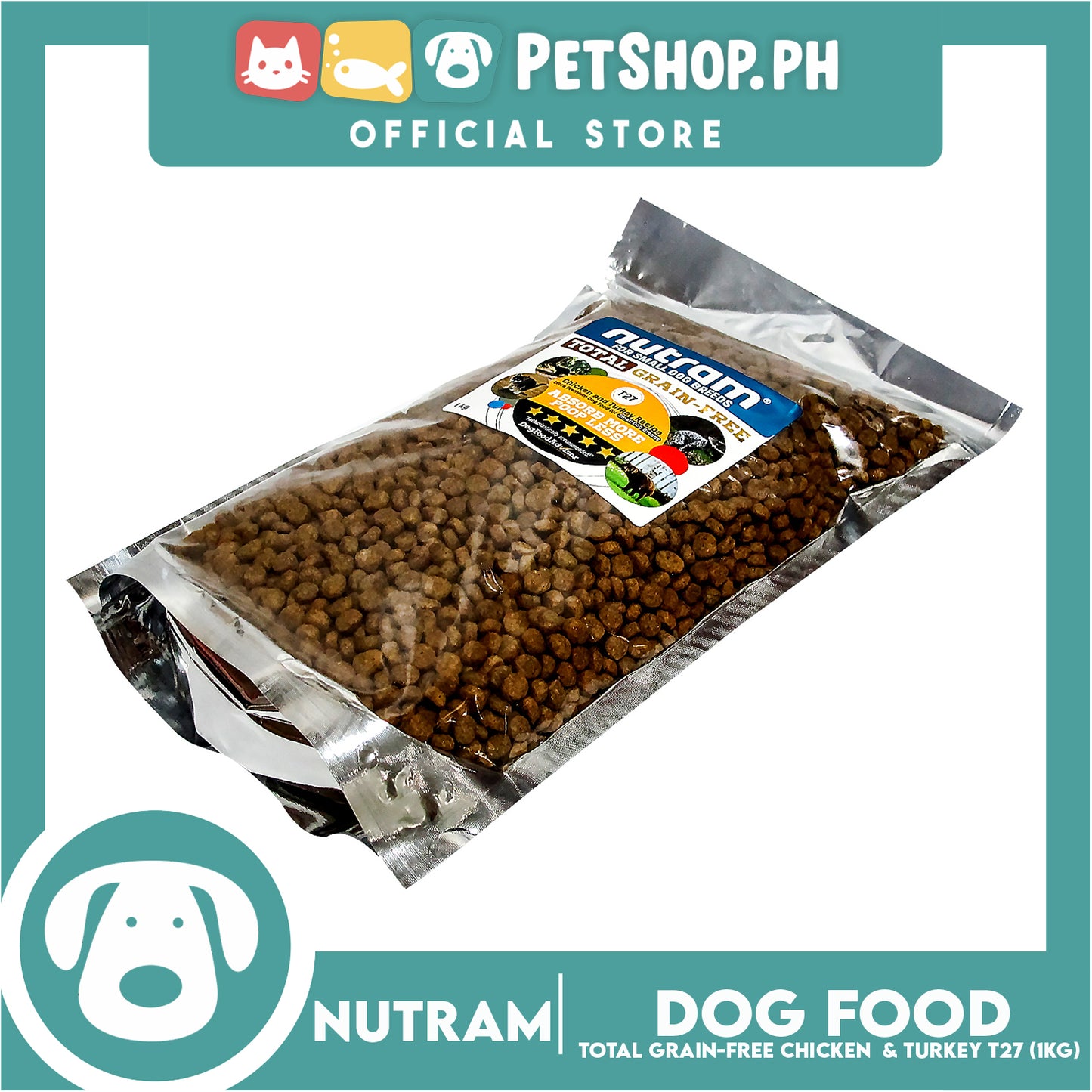 Nutram T27 Total Grain-Free Chicken & Turkey Dog Food
