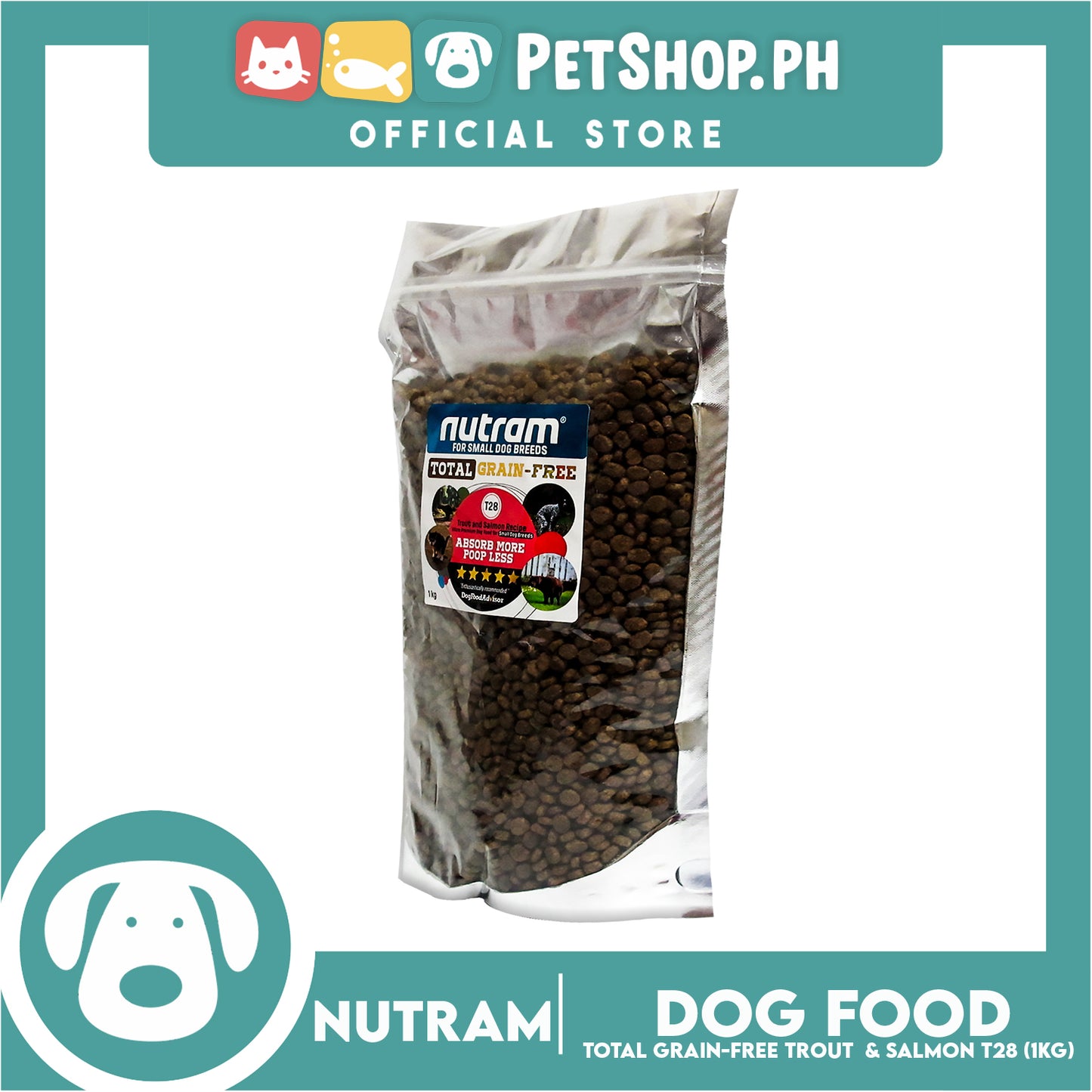 Nutram T28 Total Grain-Free Trout & Salmon Meal Dog Food