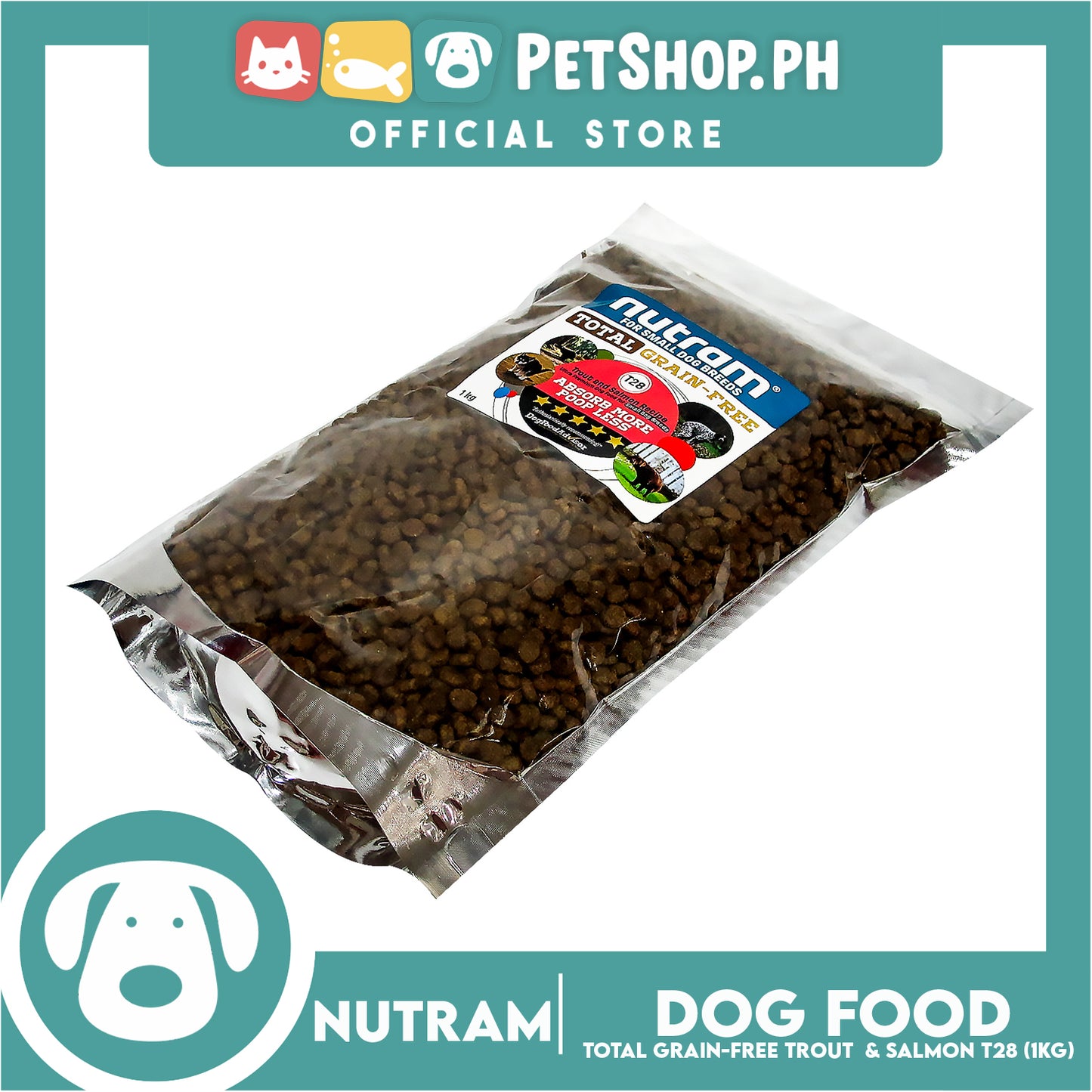 Nutram T28 Total Grain-Free Trout & Salmon Meal Dog Food