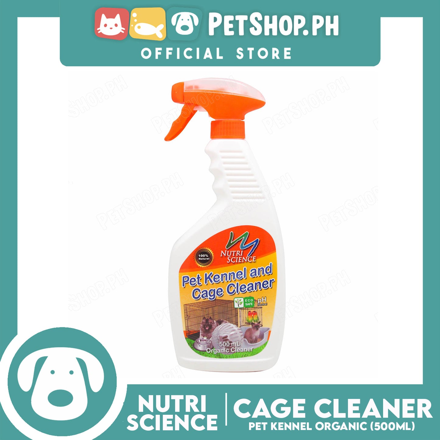 Nutri Science Pet Kennel and Cage Cleaner 500ml