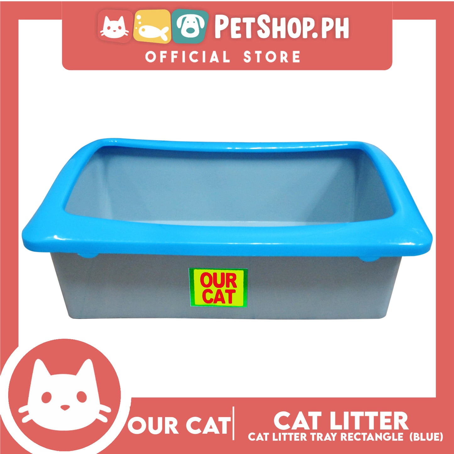 Our Cat Cat Litter Tray Rectangle
