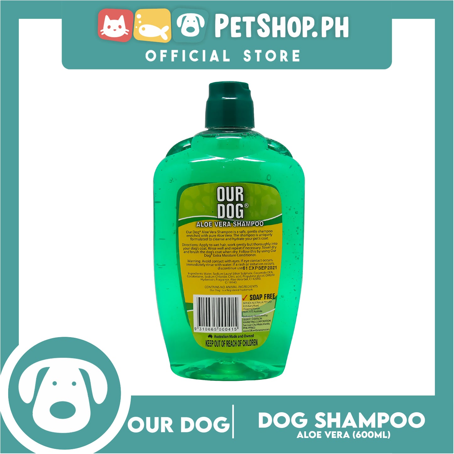 Our Dog Aloe Vera Shampoo