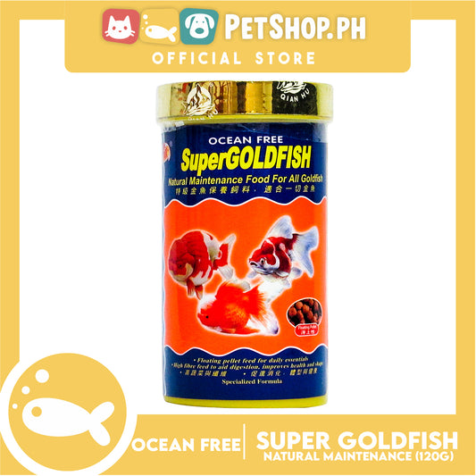 Ocean Free Super Goldfish 120g Natural Maintenance Food for All Goldfish