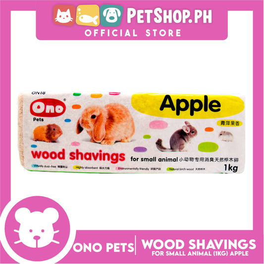 Ono Pets Wood Shavings Apple 1kg
