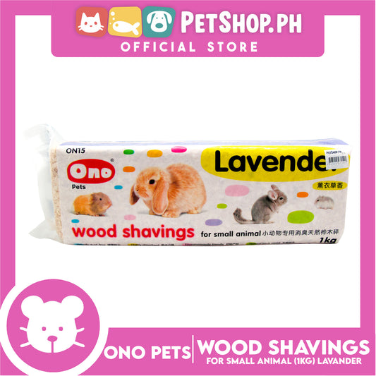 Ono Pets Wood Shavings Lavender 1kg