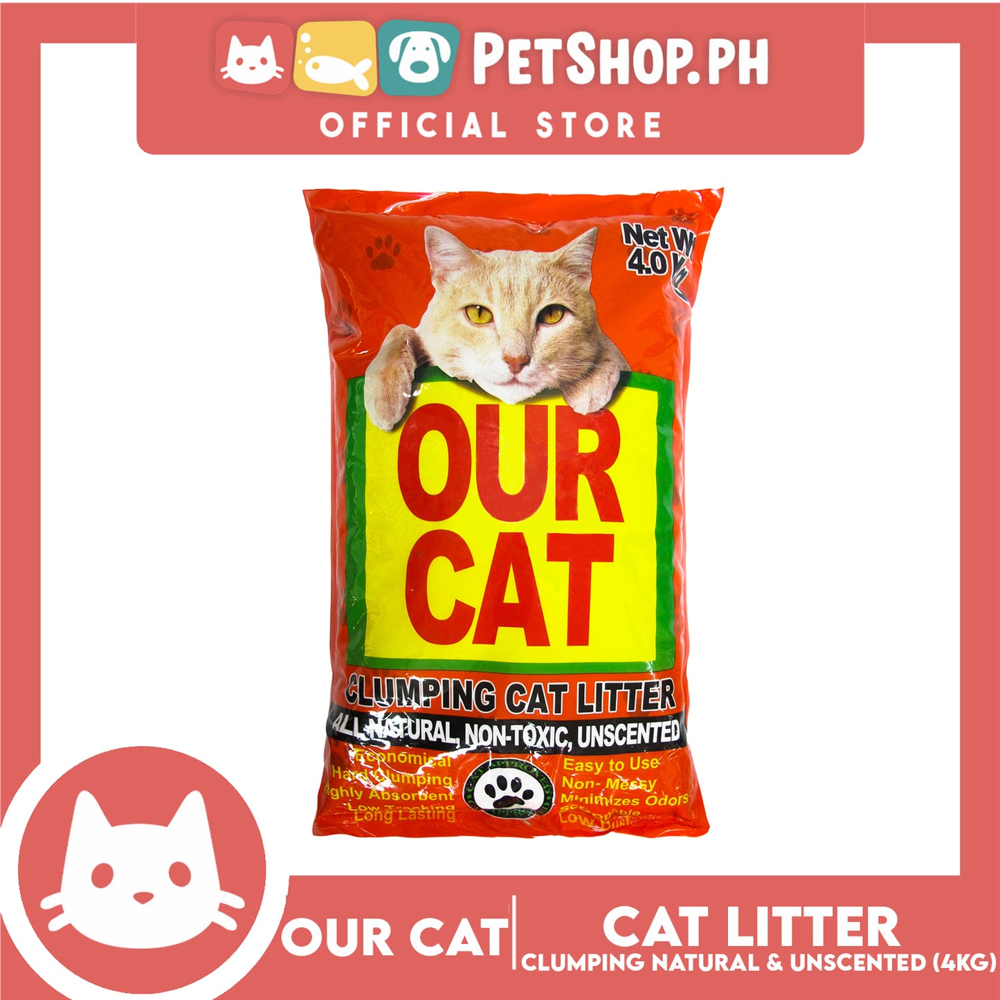 Our Cat Clumping Cat Litter Unscented