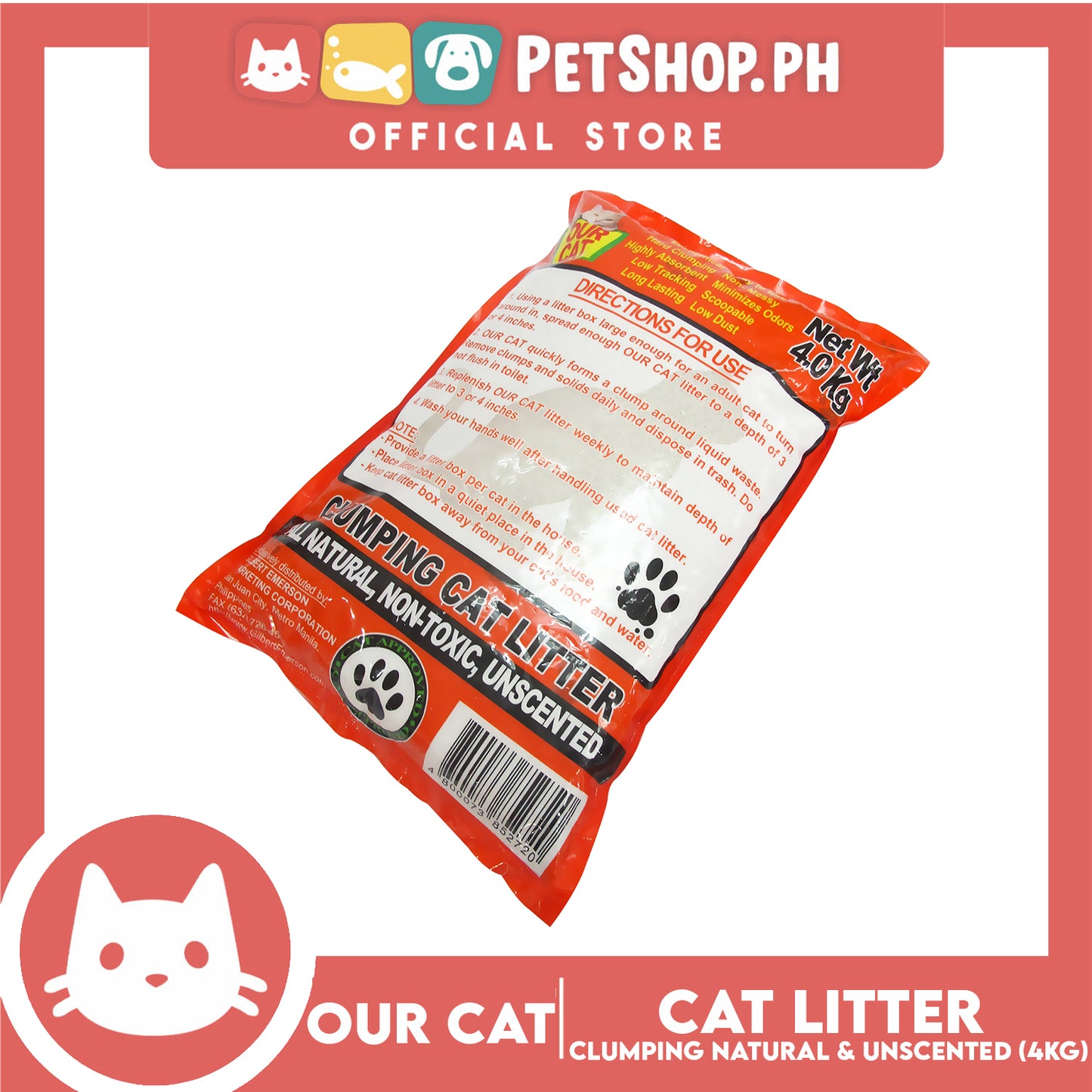 Our Cat Clumping Cat Litter Unscented