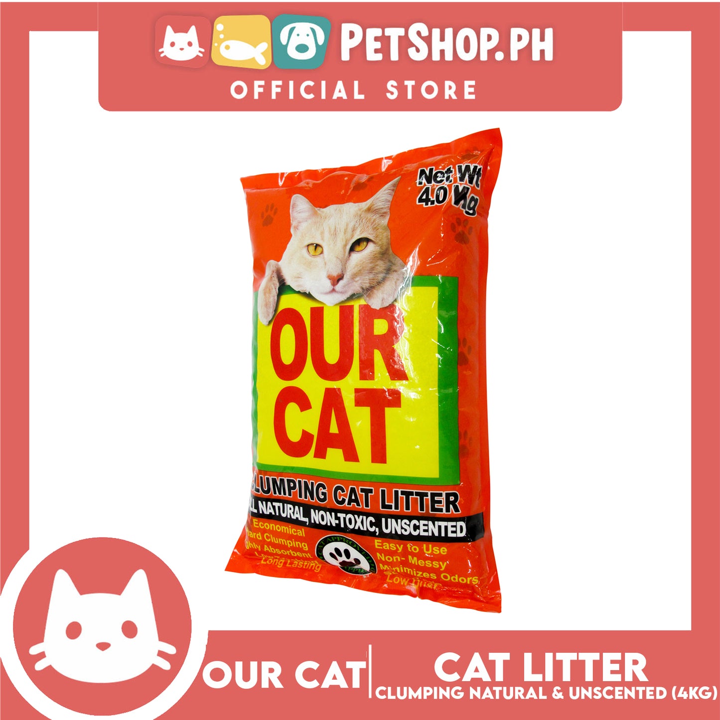 Our Cat Clumping Cat Litter Unscented