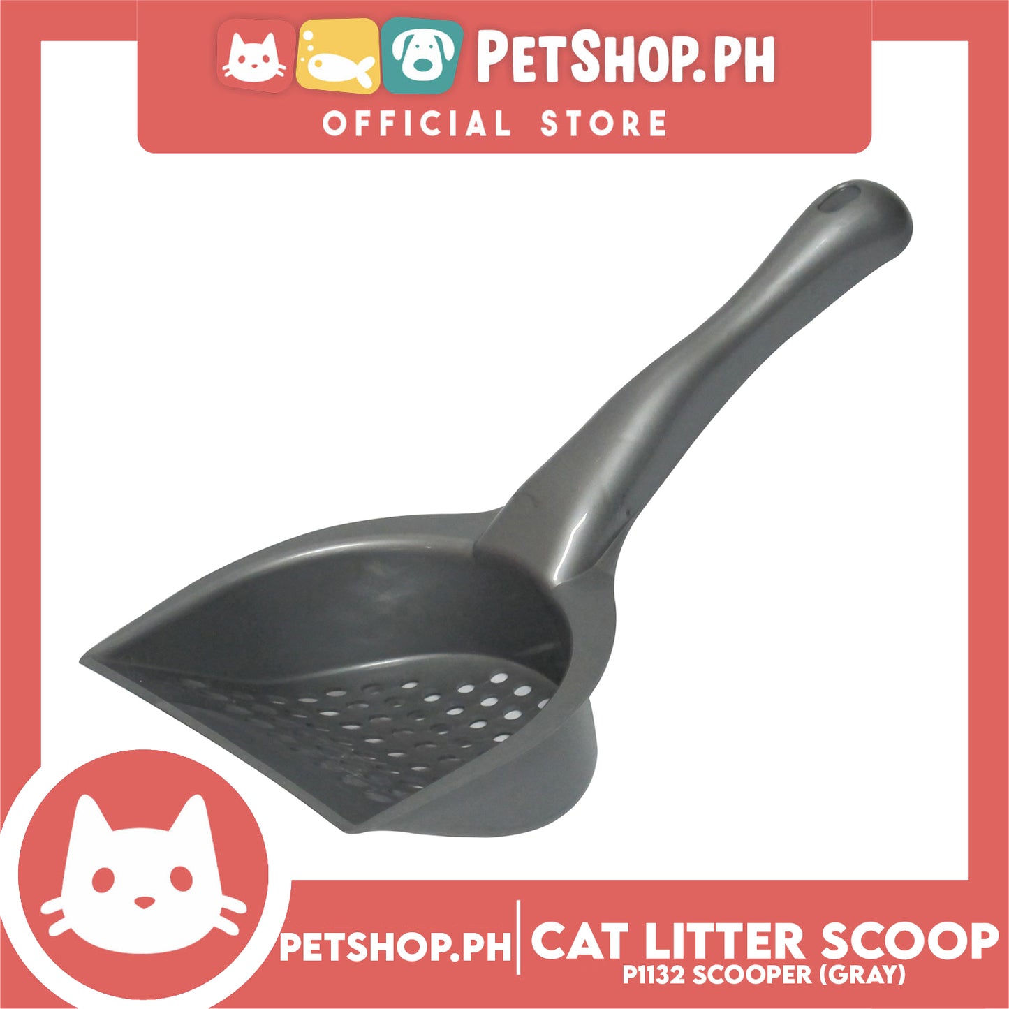 Cat Litter Scooper P1132 Gray