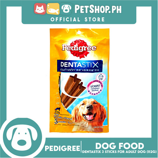 Pedigree DentaStix Large (25-50kg) 112g (3 Sticks) Dog Dental Treats