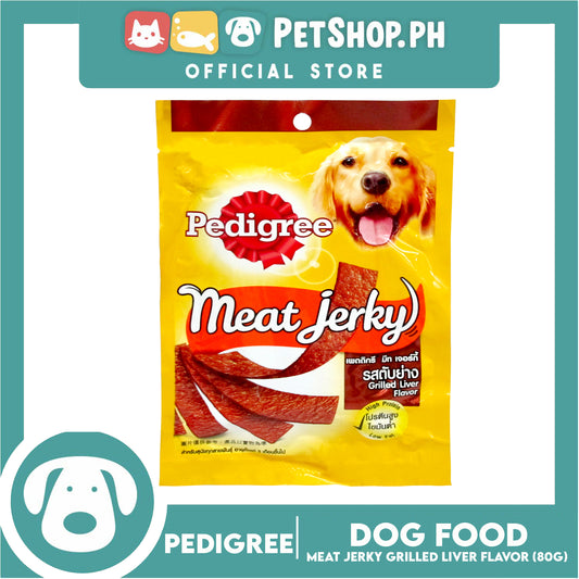 Pedigree Meat Jerky Grilled Liver 80g Dog Treats