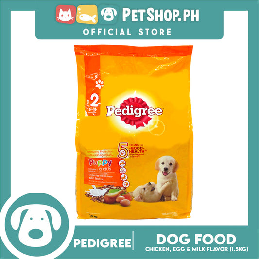 Pedigree Puppy Chicken Egg and Milk Flavor 1.5kg for Puppies Immunity Protection