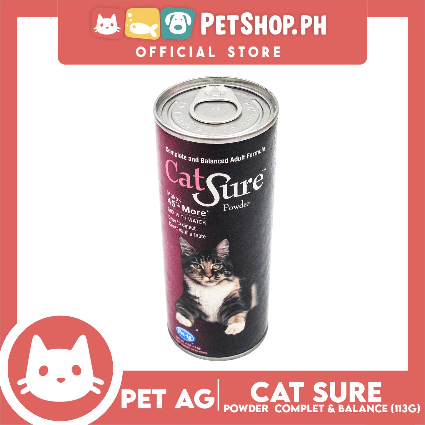 Pet Ag Cat Sure Powder 4oz