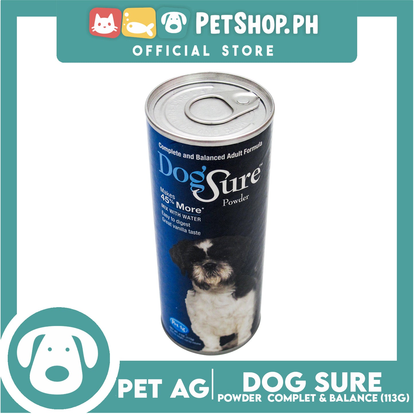 Pet Ag Dog Sure Powder 4oz