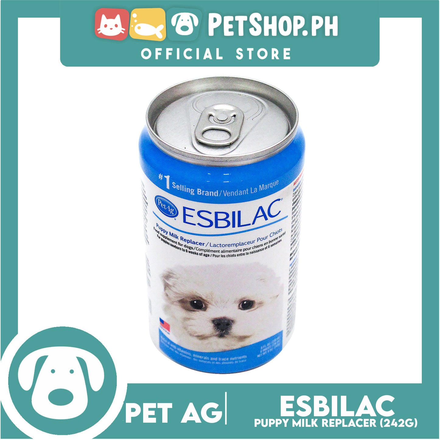 Pet Ag Esbilac Puppy Milk Replacer Liquid 8oz