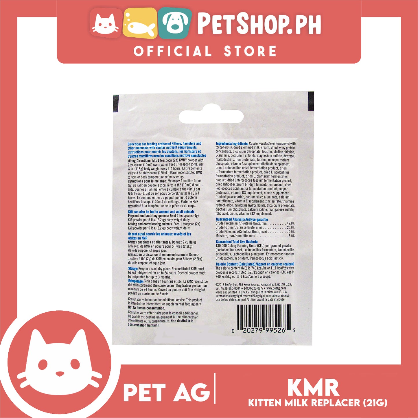 Pet Ag Esbilac Kitten Milk Replacer 21g