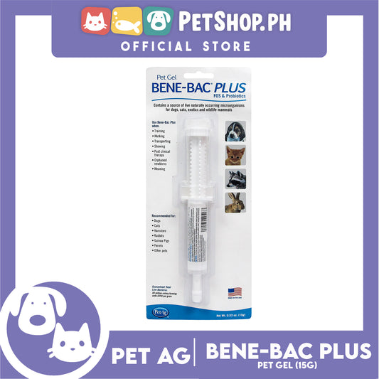 Pet Ag Pet Gel Bene-Bac Plus FOS and Probiotics 15g