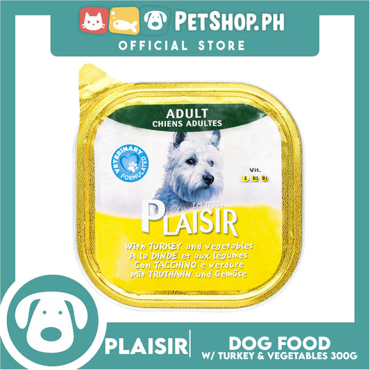 Plaisir Pate With Turkey and Vegetables 300g Dog Wet Food For Adult