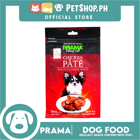 Prama Delicacy Snack Chicken Pate 70g Dog Treats