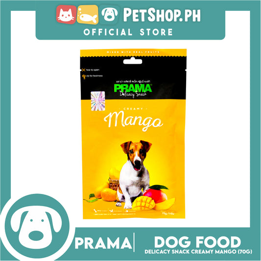 Prama Delicacy Snack Creamy Mango 70g Dog Treats