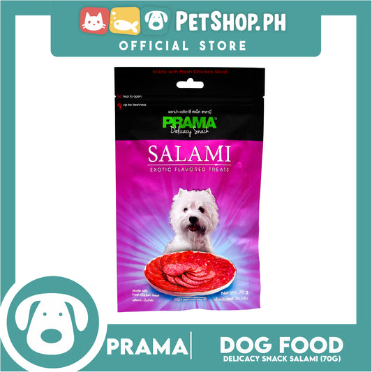 Prama Delicacy Snack Salami 70g Dog Treats