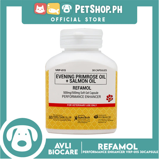 30pcs Refamol Capsules Evening Primrose Oil with Salmon Oil 500mg Performance Enhancer