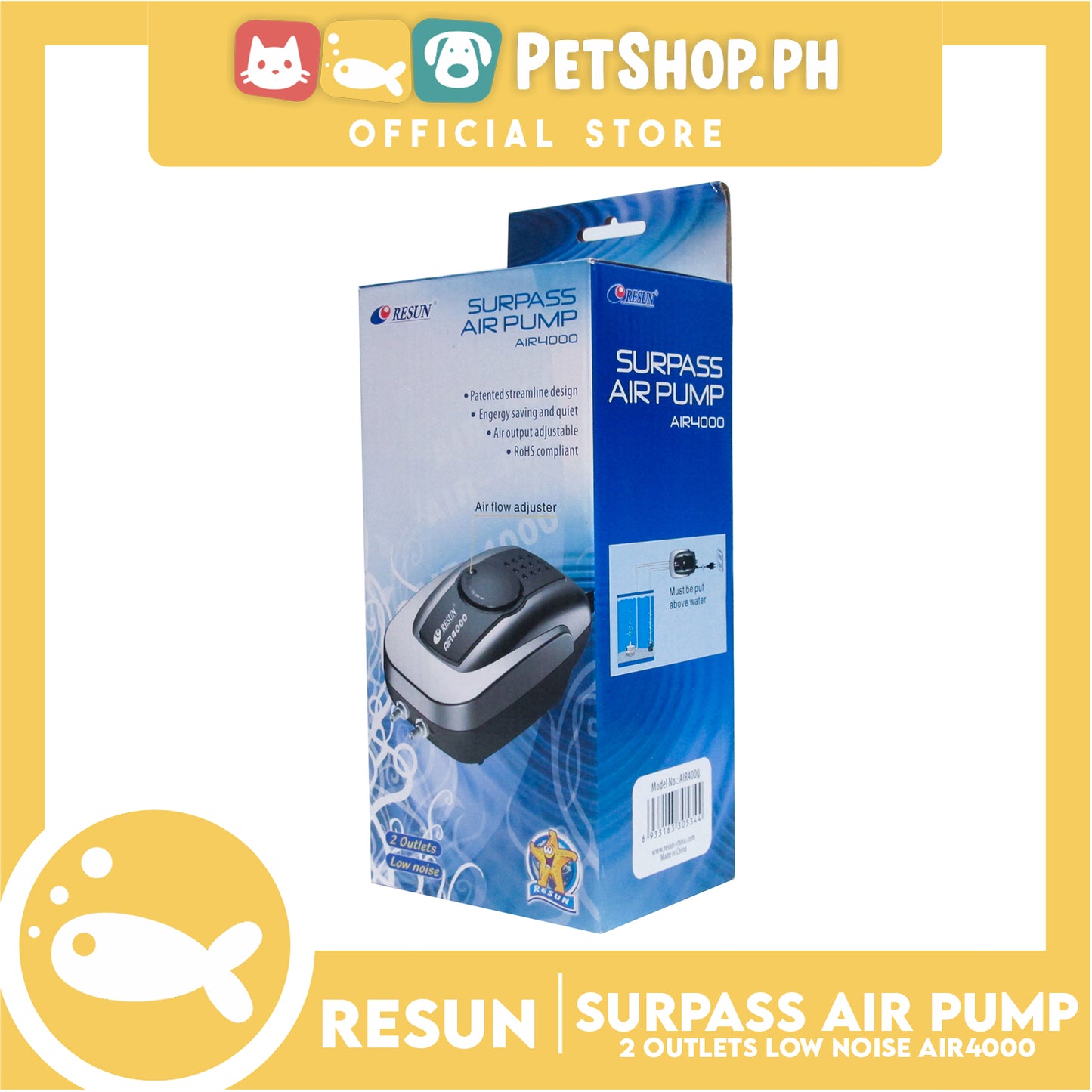 Resun Surpass Air Pump AIR4000