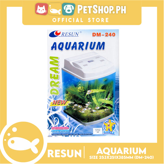 Resun Portait Dream Aquarium Fish Tank DM-240 Complete Set