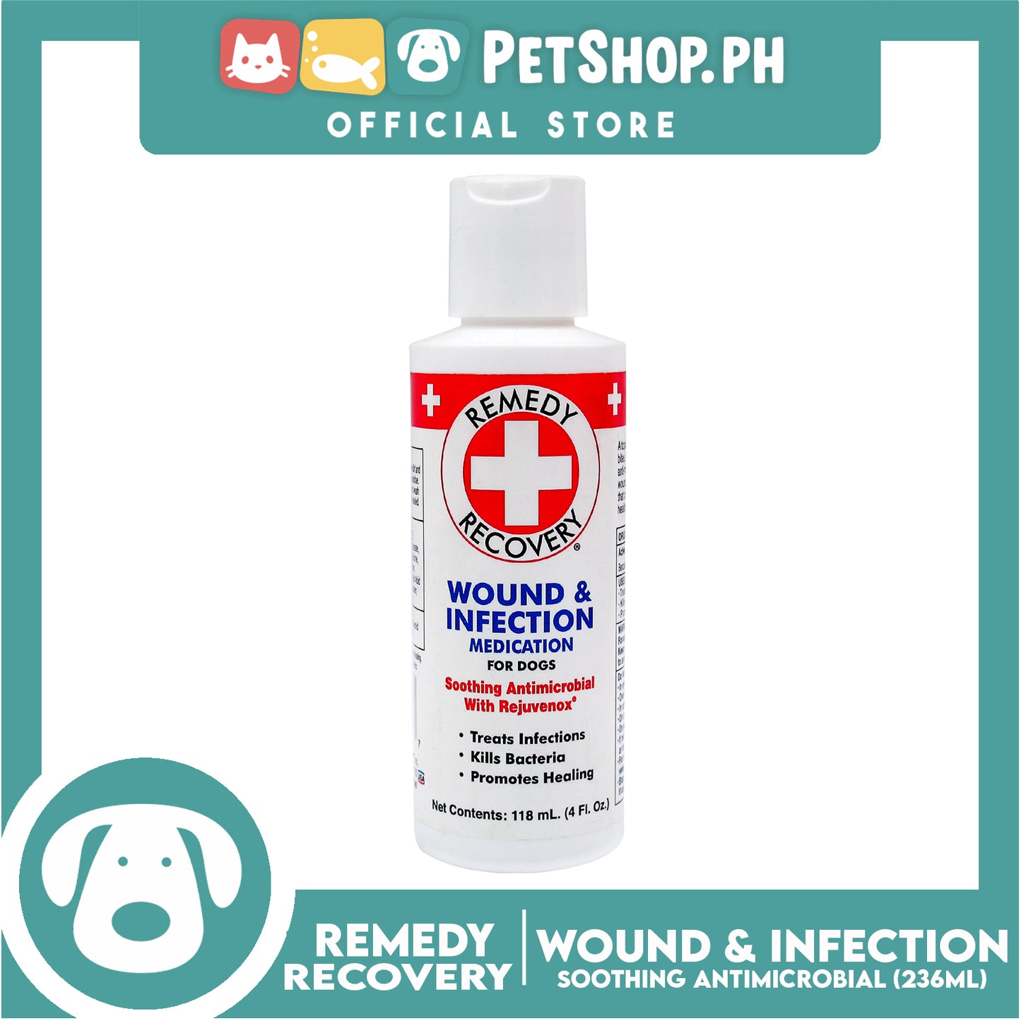 Remedy + Recovery Wound & Infection medication 118mL