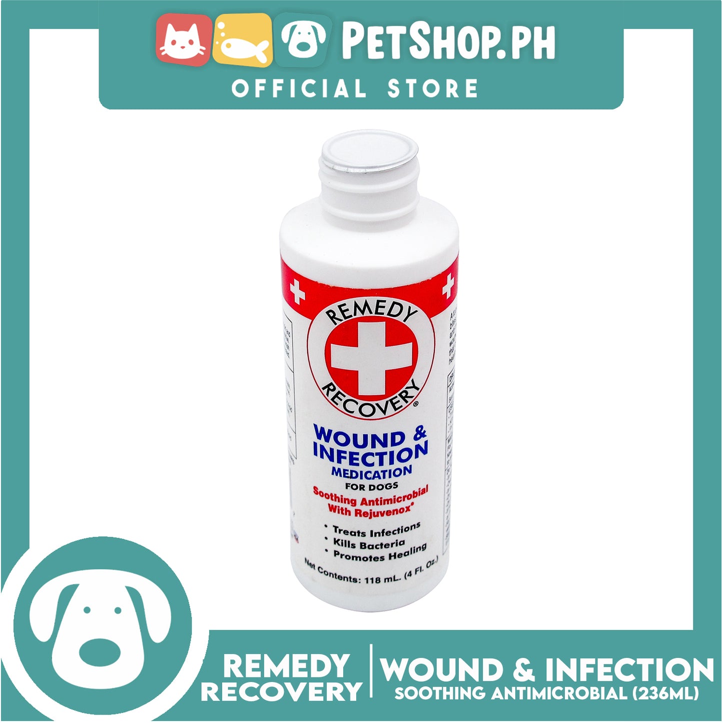 Remedy + Recovery Wound & Infection medication 118mL
