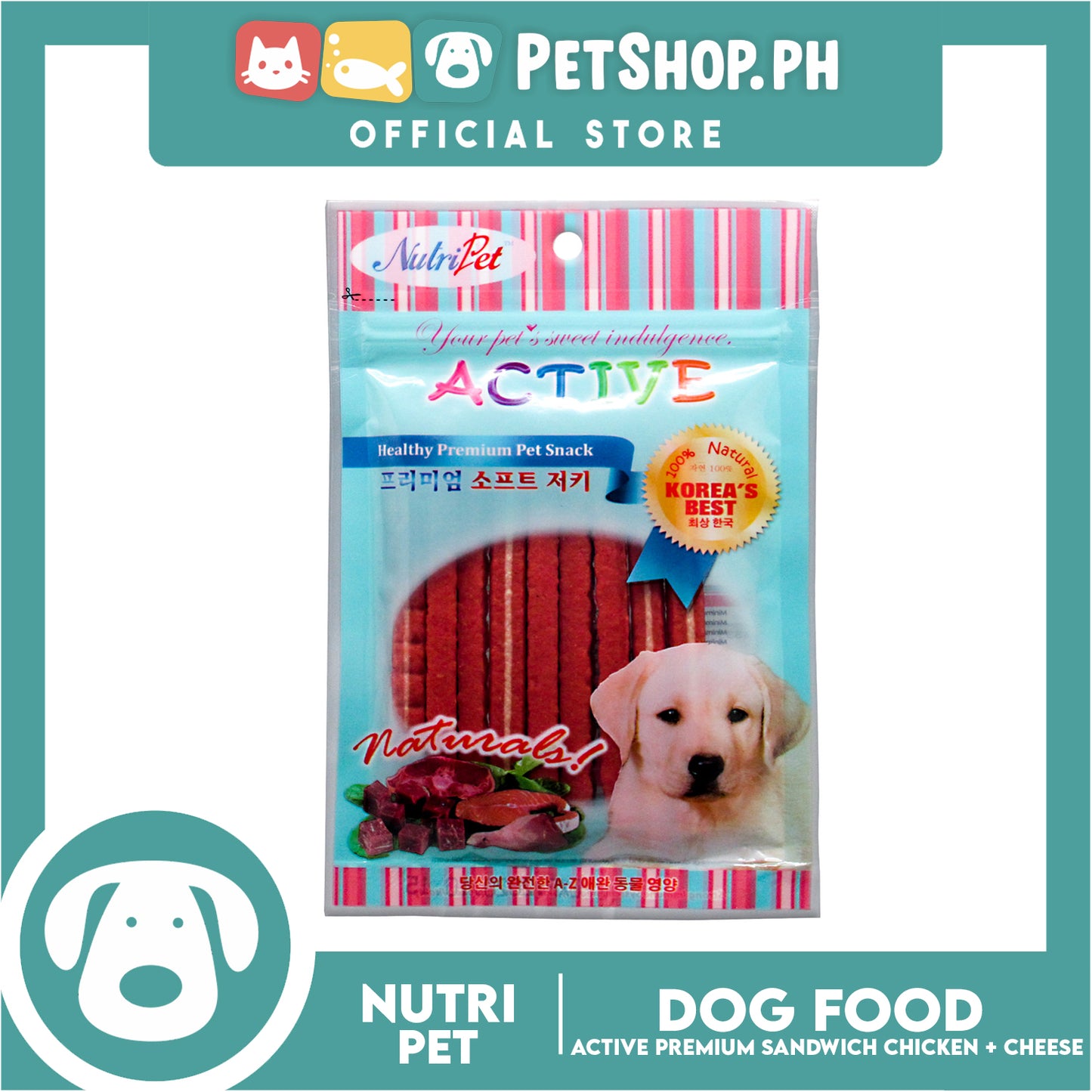 Nutripet Active Premium Sandwich Stick-(633) 80g