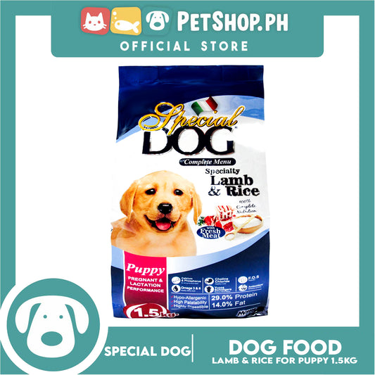 Special Dog Adult Lamb and Rice 1.5kg For All Breed Adult, Dog Dry Food