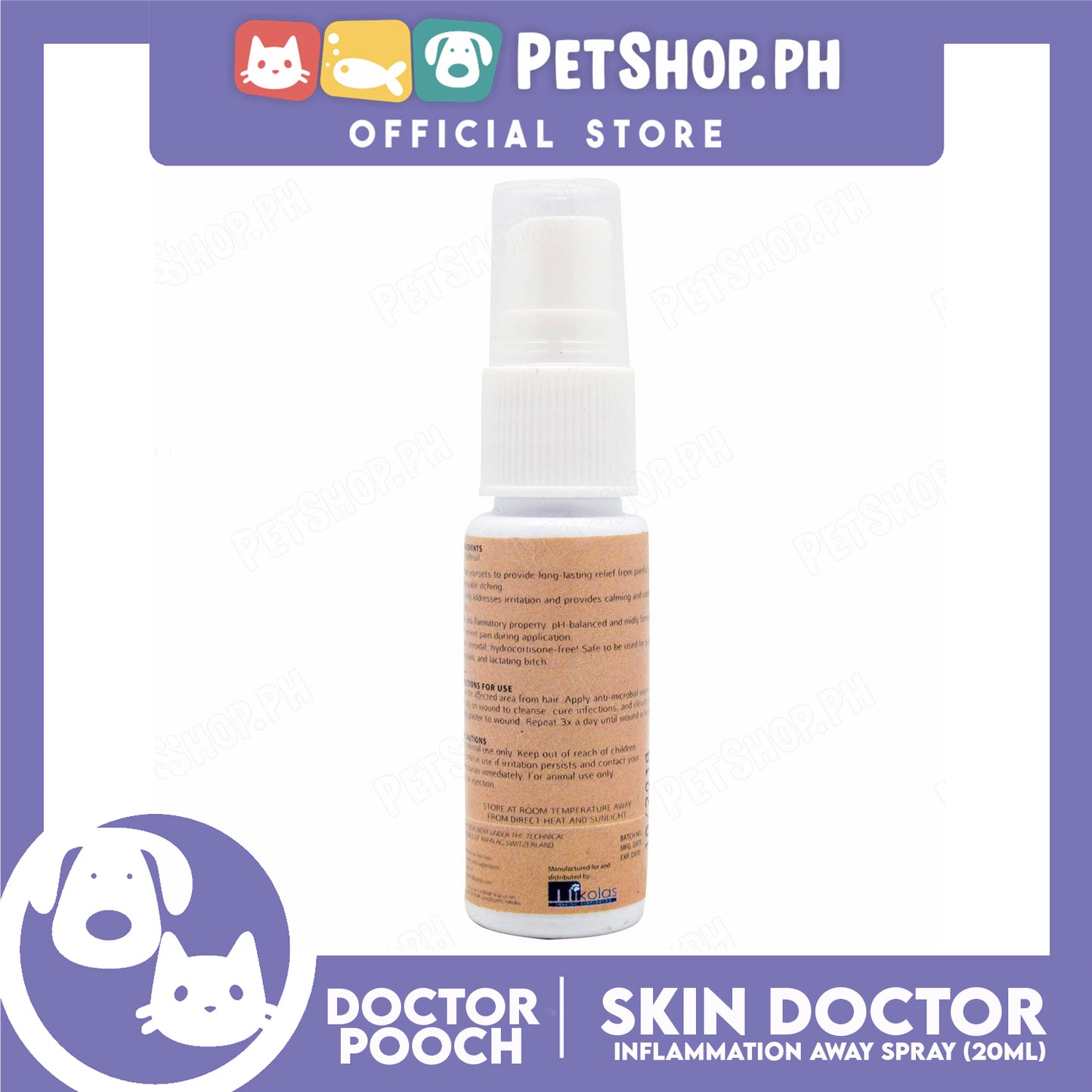 Play Pets Skin Doctor Inflammation Away 20mL