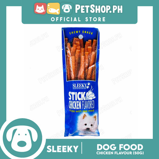 Sleeky Chewy Snack Stick Chicken Flavored 50g Dog Treats