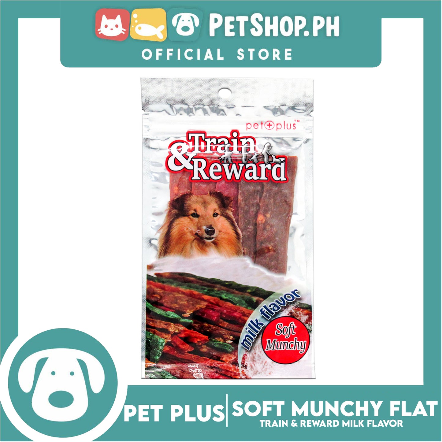 Pet+Plus Train & Reward Soft Munchy Flat 6 packs
