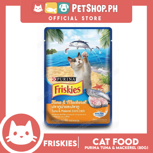 Friskies Adult Wet Pouch Tuna Mackerel 80g